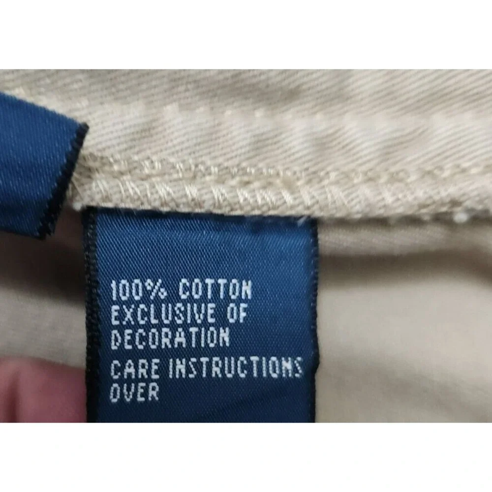 Polo Ralph Lauren Straight Pants Men's 36x34* Beige 5-Pocket Twill Jeans